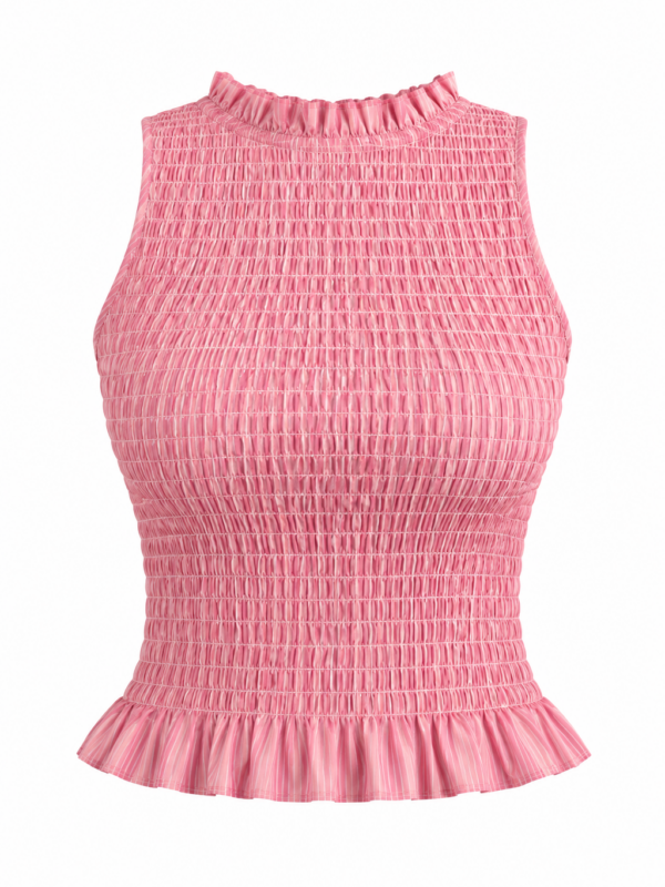 Mara Tank Top - Striped Blush